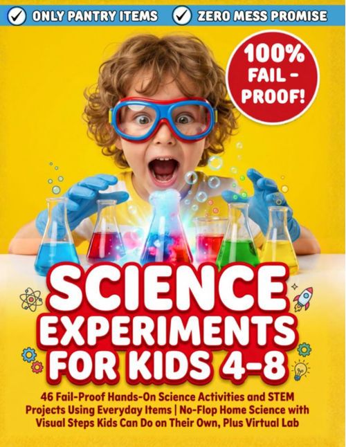 Experimentos de ciencia para niños de 4 a 8 años