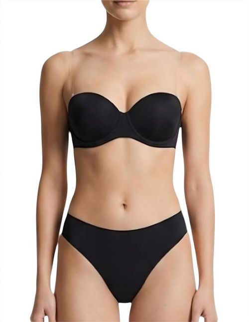 Set De Brasier Tirante transparente, strapless Y Panty Sin Costuras, invisible, corte láser