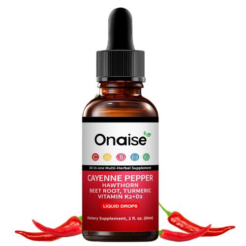 Suplemento ONAISE Cayenne Drops con remolacha y cúrcuma 60 ml