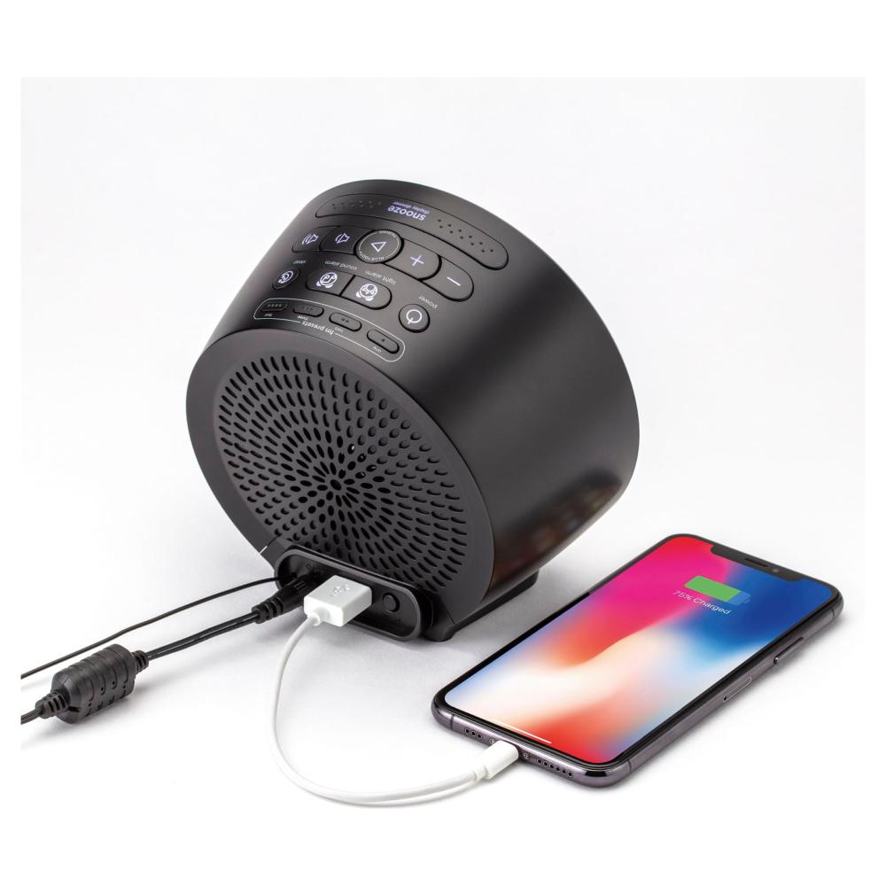Bocina Bluetooth Reloj Despertador iHome iBT295B Luces Color