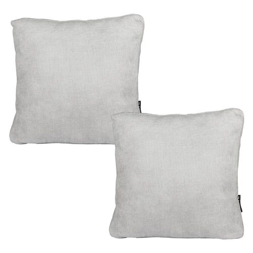 Cojin Decorativo Cuadro Grande Set de 2 Dicasa Zita Gris CDZ