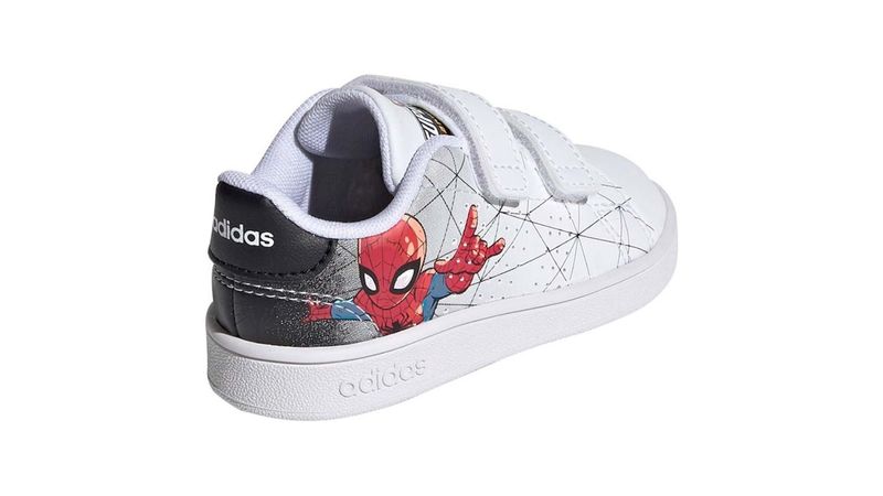 Zapatillas Spiderman - Blanco - Zapatillas Velcro Niño