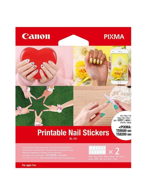 Calcomanías imprimibles para uñas Canon 3203C001 para impresoras PIXMA