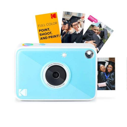 Cámara KODAK Printomatic+ de impresión instantánea 10 MP azul