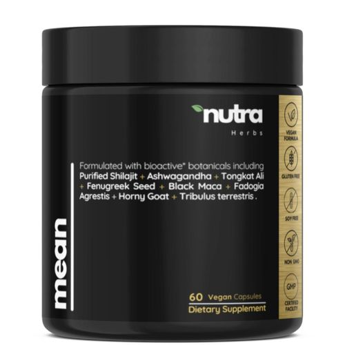 Suplemento NutraHerbs de apoyo a la testosterona 60 cápsulas veganas