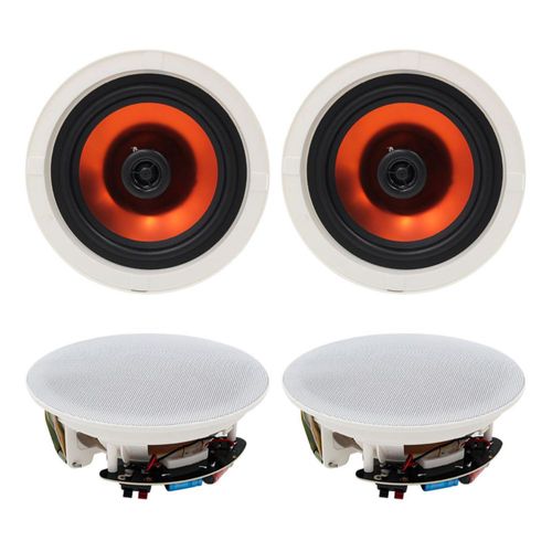 Altavoces de techo Herdio de 4" 480 W empotrables 2 pares