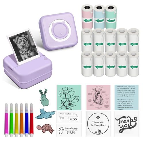 Mini impresora térmica portátil Bluetooth Aptika