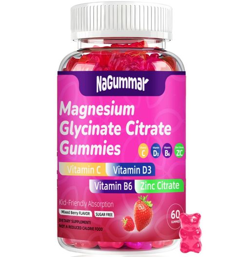 Gomitas de glicinato de magnesio nagummar 400 mg veganas 60 unidades
