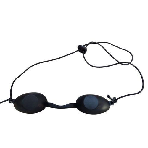 Lentes de protección para cromoterapia.