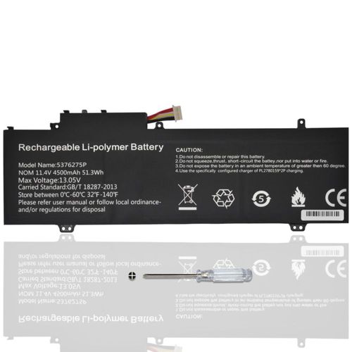 Batería para laptop CQCEO 5376275P 114 V 4500 mAh nueva