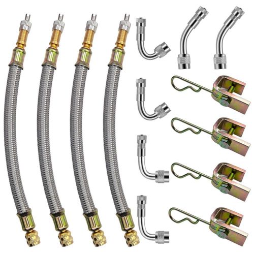 Extensores de válvula VOTNMIC de 18 cm acero inoxidable 9 piezas