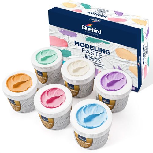 Pasta de modelar BLUEBIRD 6 unidades 150 g tonos pastel