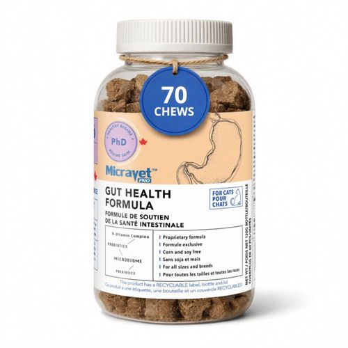 MicraVet Pro Salud Intestinal para Gatos masticables blandos apoyo digestivo