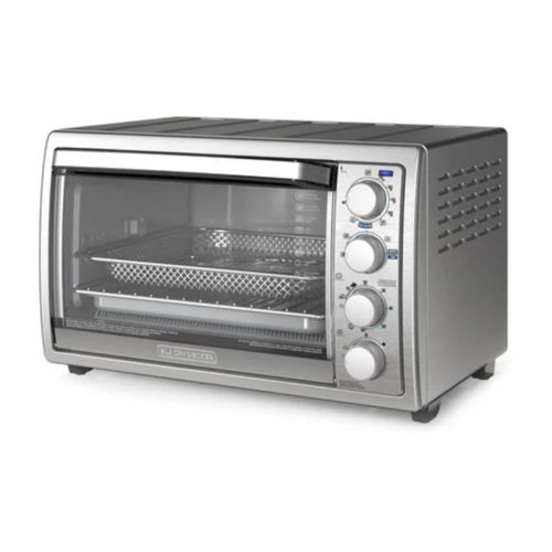 Horno Tostador con Freidora Black and Decker 22 Litros Gris TO4315SS-LA