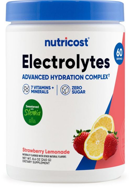 Polvo de complejo de electrolitos Nutricost 60 porciones