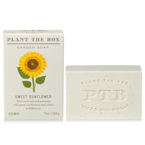 Jabón en barra KOBO Plant the Box Sweet Sunflower 198 g
