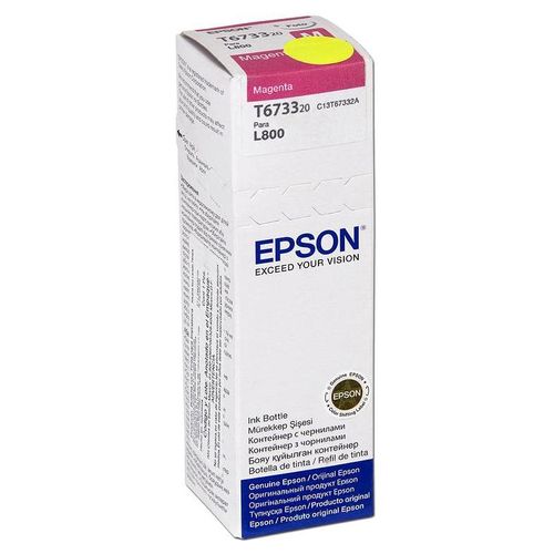 Botella de Tinta Magenta Epson 673, Modelo T673320