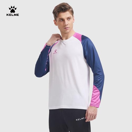 Camiseta KELME Larga Fútbol Blanca