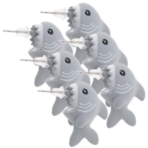 Pendientes de Tiburon MXAKR-003 EarringShark02 Pendientes para niñas