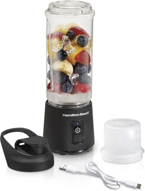 Licuadora Portátil Hamilton Beach 51180 473 Ml 27 Watts Color Negro