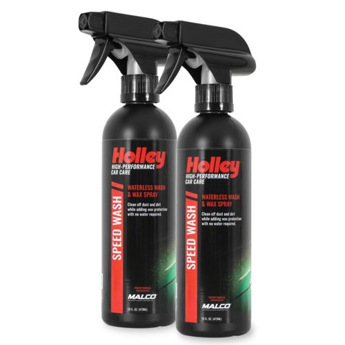 Spray de lavado y cera sin agua Holley Speed Wash 473 ml 2 piezas