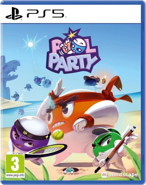 Videojuego Mindscape Pool Party para PS5 versión UK PAL/EU
