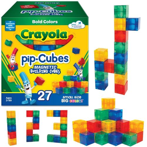 CreateOn Cubos Magnéticos de Construcción Juguete STEM de 27 Piezas