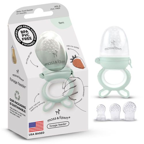 Alimentador para bebés de silicona libre de BPA Moss and Fawn