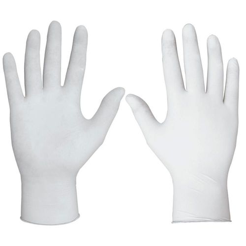Guantes de vinil desechables medianos 100 piezas maple safe