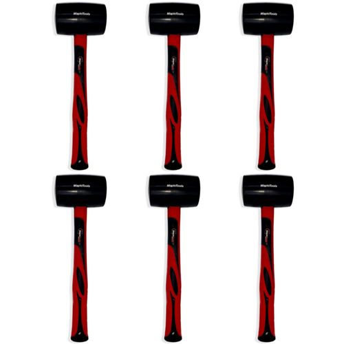PACK 6 MAZOS MAPLE TOOLS DE HULE FIBRA DE VIDRIO 16 OZ