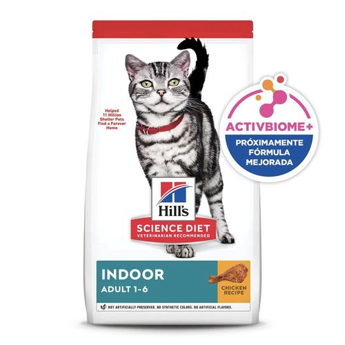 Hill's felino adult indoor 3.2 kg original sellado
