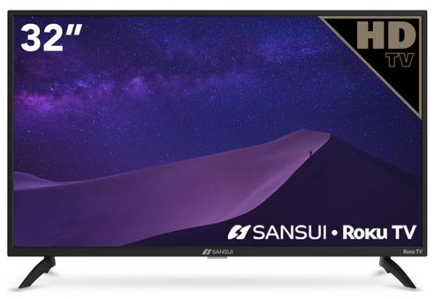 SANSUI Smart TV Roku TV Compatible con Alexa 2023 (32" HD)