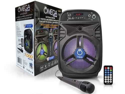 Steelpro Sistema De Bocina Inalambrica 6.5 con Microfono, Bluetooth y