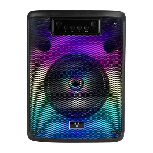 Vorago KSP-303 Bocina Karaoke 8 Pulgadas RGB hasta 4 Hrs De Musica TWS