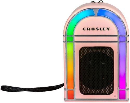 Crosley CR3046A-PI Mini Jukebox Altavoz portátil Bluetooth con Luces L