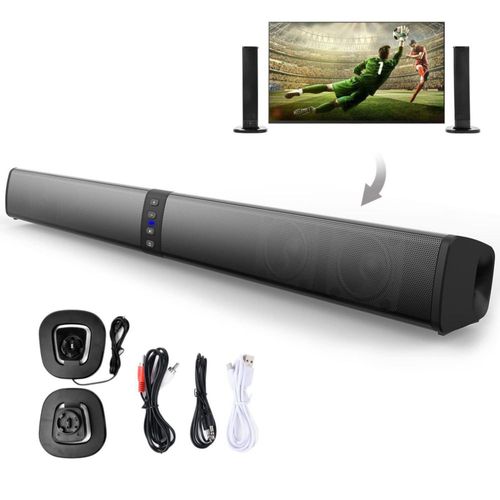JESUS Barra de Sonido Bluetooth 2 en 1, 4 Desmontable, para TV con Int