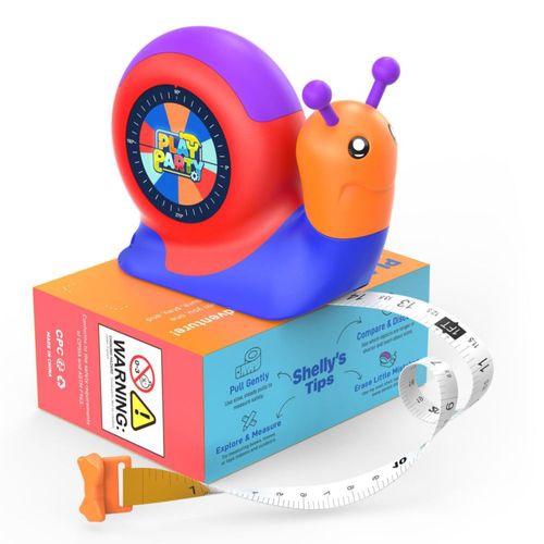 Cinta métrica PLAYPARTY 250 cm con diseño de caracol juguete STEM