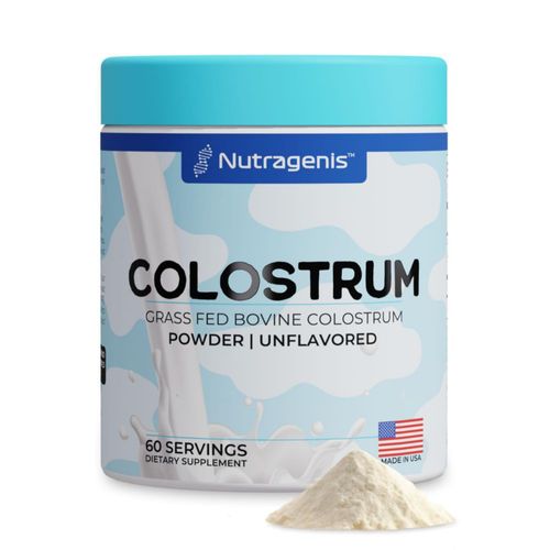 Colostro en polvo Nutragenis alimentado con pasto 60 porciones EE. UU.