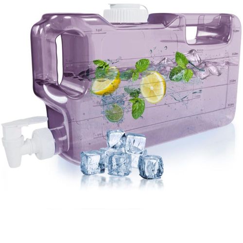 Dispensador de agua HYDRAFITT de 42 L delgado y a prueba de fugas para refrigerador