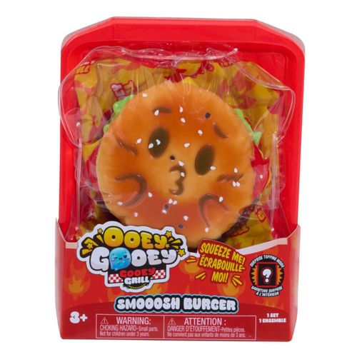 Set de hamburguesa sensorial y antiestrés Ooey Gooey Squoosh de Just Play