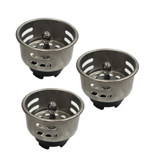 Colador VARNAHOME Junior Duo de acero inoxidable paquete de 3