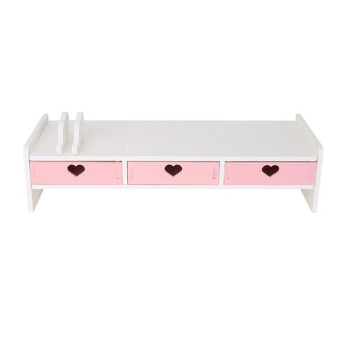 Soporte para monitor CONKAWACA con 3 cajones organizador de escritorio