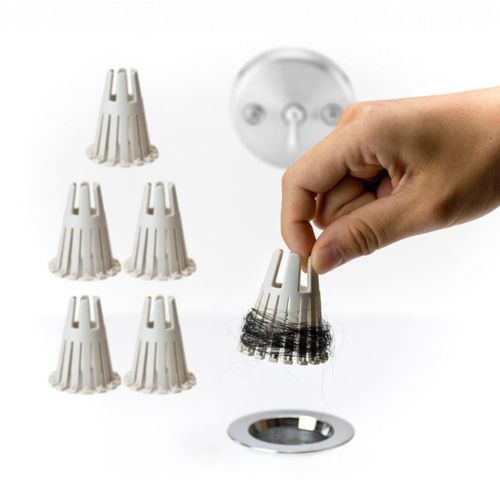 HairClaw TubClaw Paquete de 5 recolectores reutilizables de cabello para desagüe