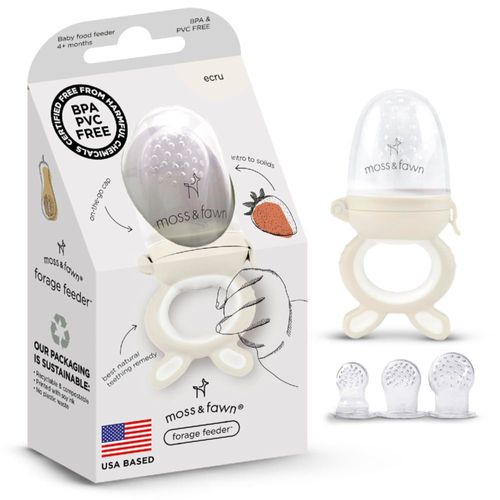 Alimentador para bebés de silicona libre de BPA Moss and Fawn