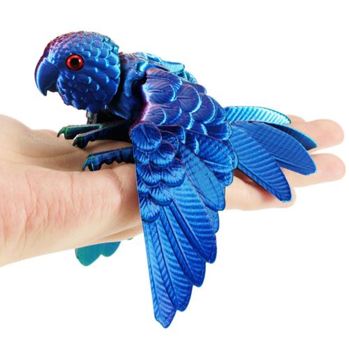 Figura de loro articulada Maxdecoer con alas móviles