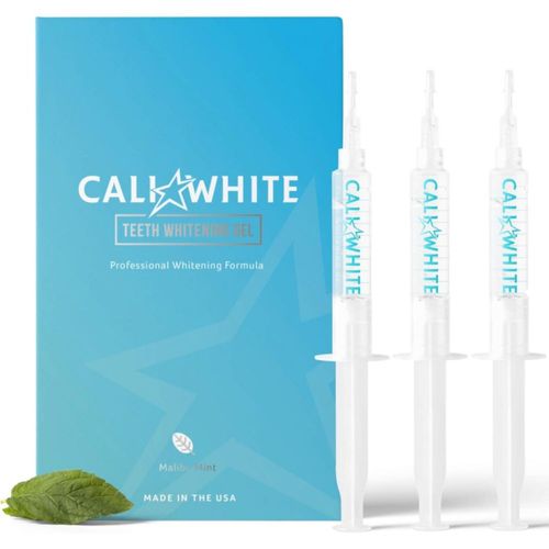 Gel blanqueador dental Cali White 35% peróxido de carbamida 3 x 5 ml