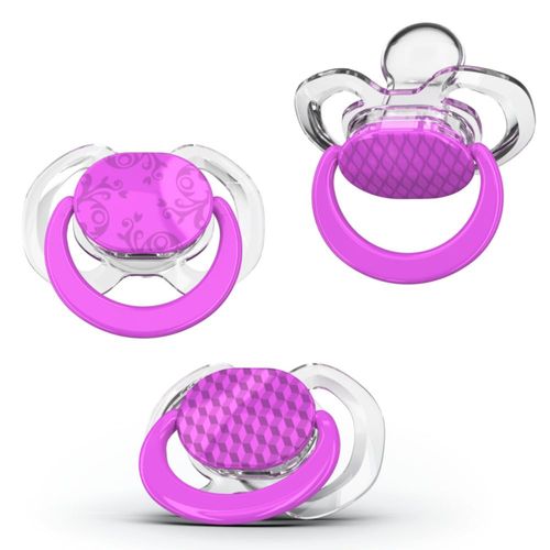 Chupete para bebé Smilo Etapa 3 9+ meses paquete de 3 silicona