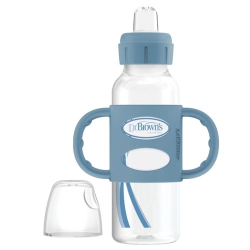 Biberón Dr. Brown's Milestones 250 ml con asas de silicona