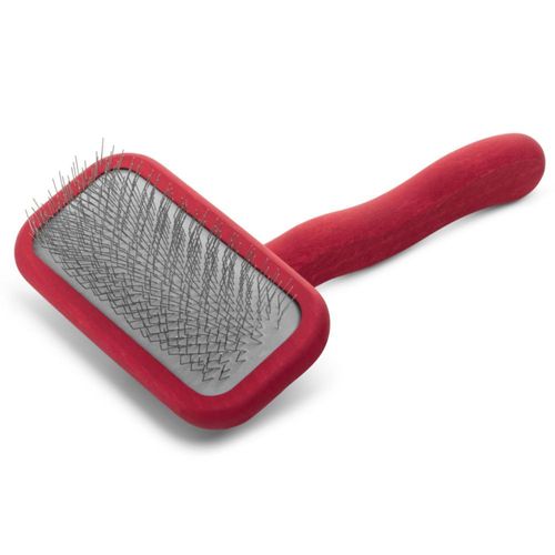 Cepillo slicker Chris Christensen Mark II rojo pequeño