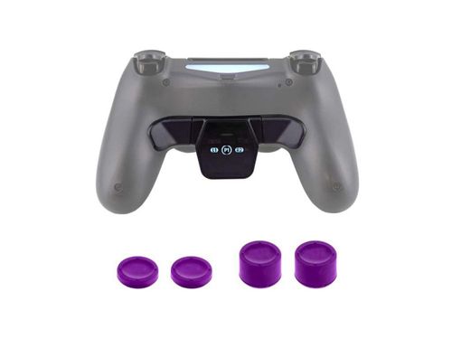 Botón trasero para control Nyko Trigger para PS4 con tapas para pulgares